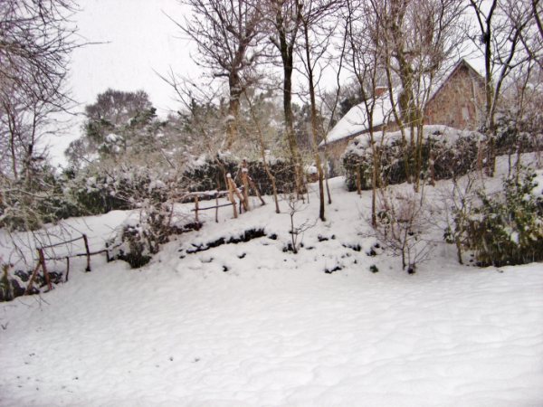 Raphaëlle, Agon-Coutainville sous la neige 0110