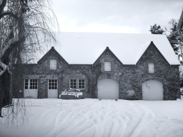 Raphaëlle, Agon-Coutainville sous la neige 0110