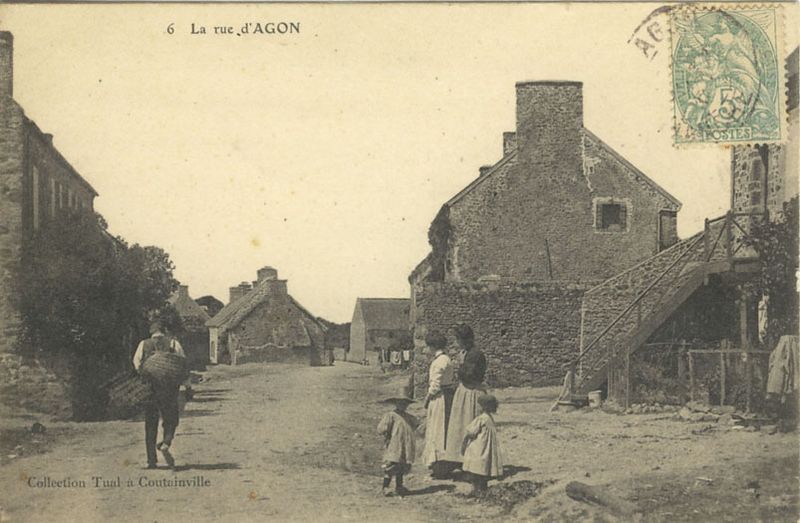 La rue d'Agon