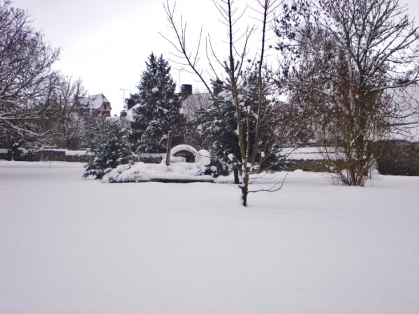 Raphaëlle, Agon-Coutainville sous la neige 0110